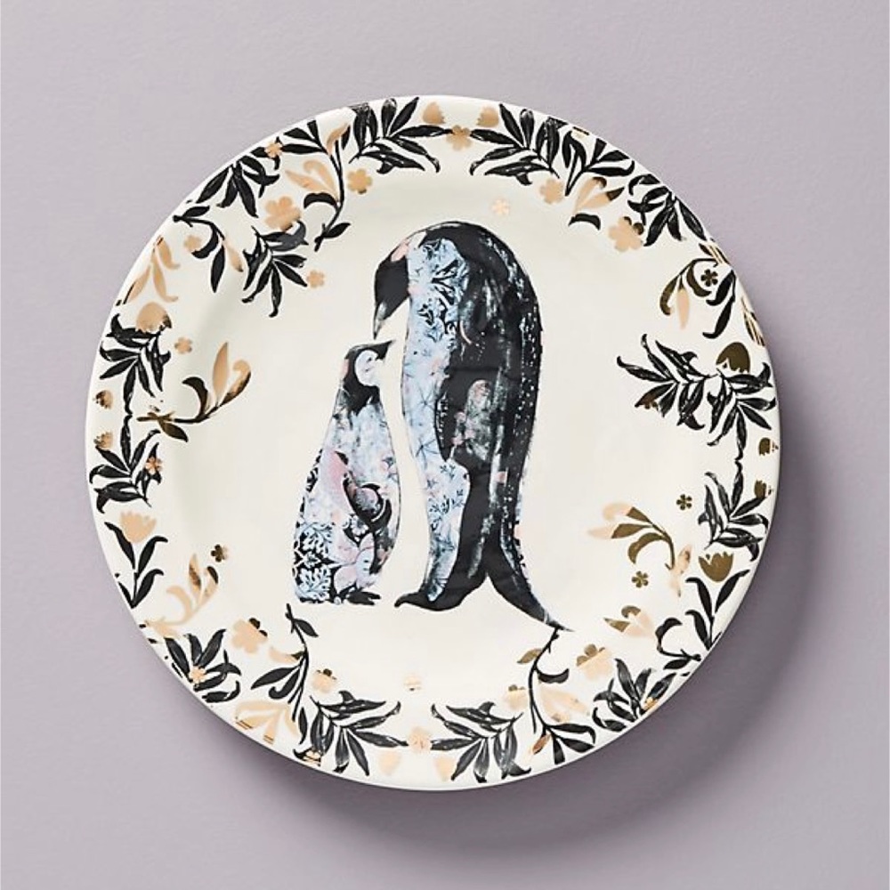 NWT ANTHROPOLOGIE Arctic Dessert Plate